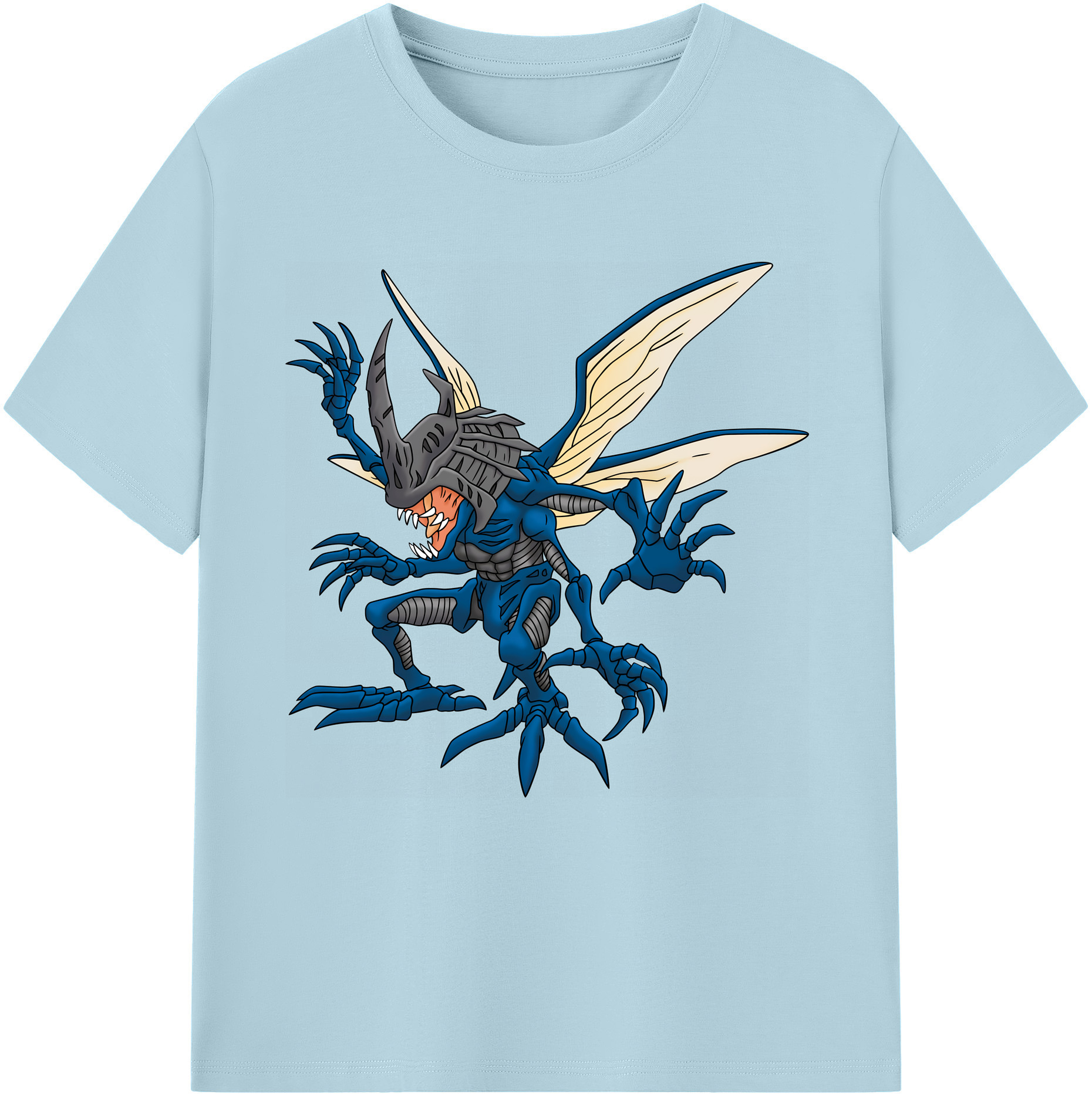 （画像用） Digimon デジタルモンスター/デジモン 綿100％半袖Tシャツ（フロントプリント）